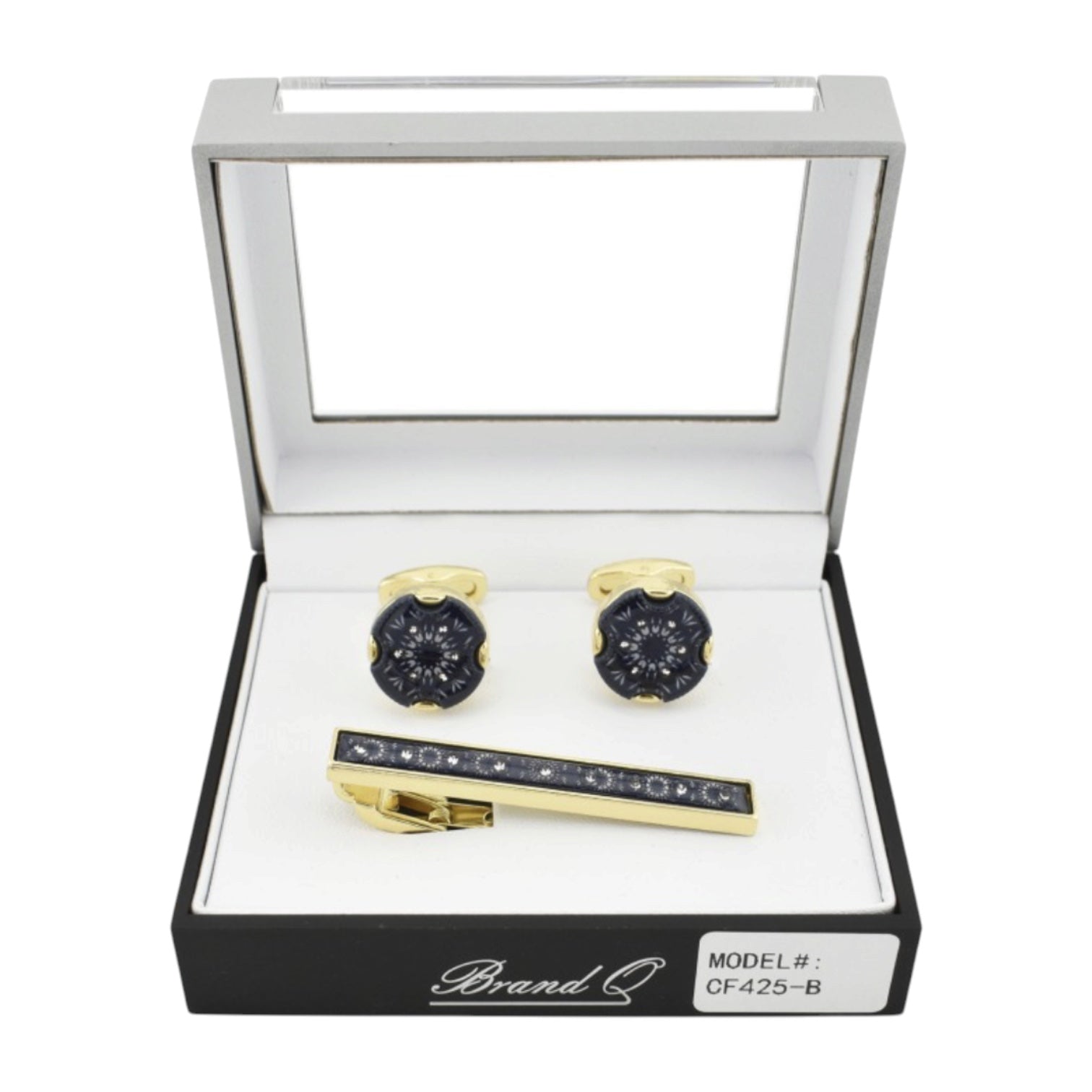 BRAND Q: Cufflinks w/ Tie Bar CF425