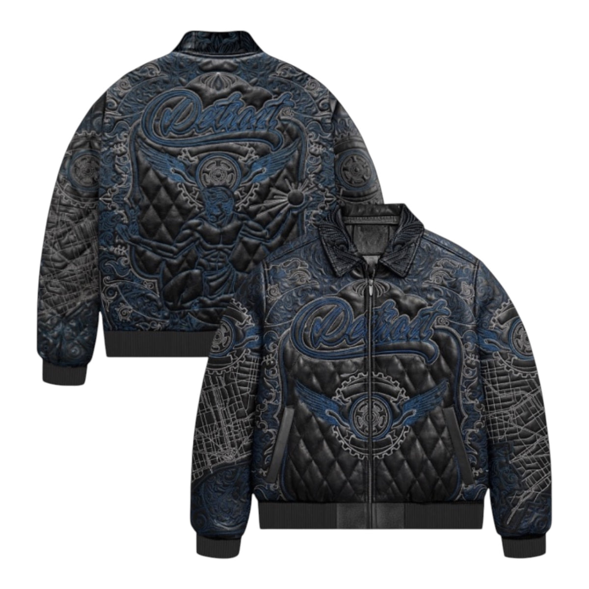 JORDAN CRAIG: PU Detroit Jacket 91698