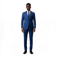 NOAH JOHN: Wool Blend 2pc Modern Suit DK05