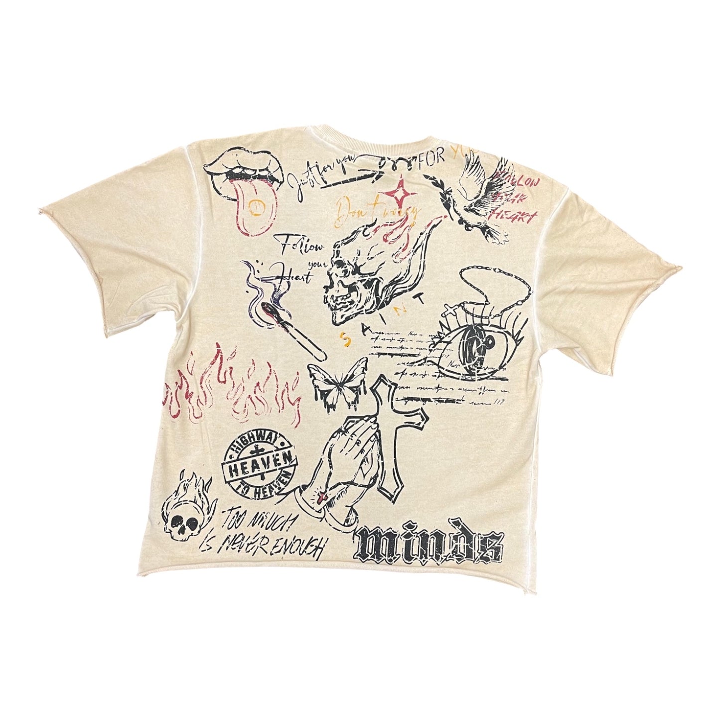 REBEL MINDS: Saint Minds SS Tee 610-11128