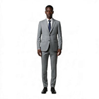 NOAH JOHN: Wool Blend 2pc Modern Suit DK05