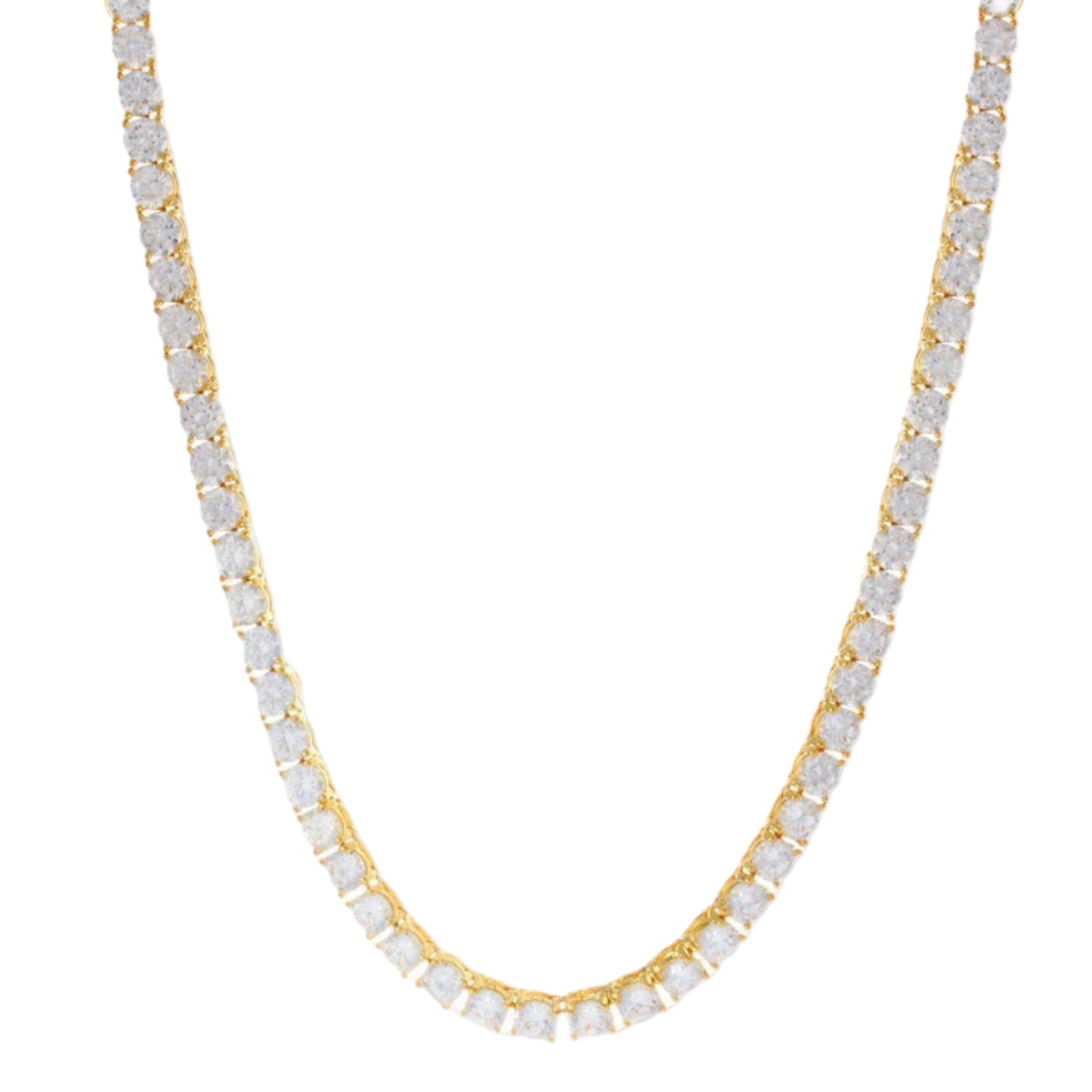 KING ICE: 5mm Single Row Tennis Chain