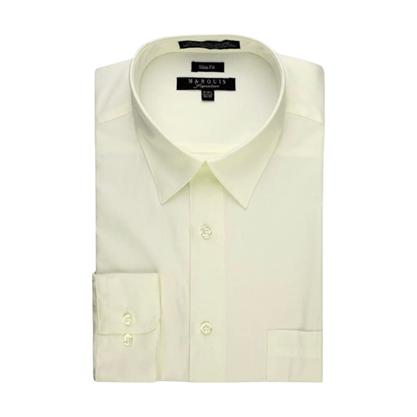 MARQUIS: Solid Slim Dress Shirt 009SL