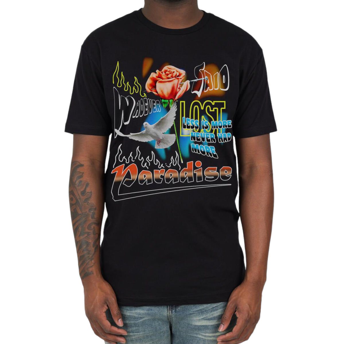 Lost Less PARADISE LOST: Less Is More SS Tee – On Time Fashions