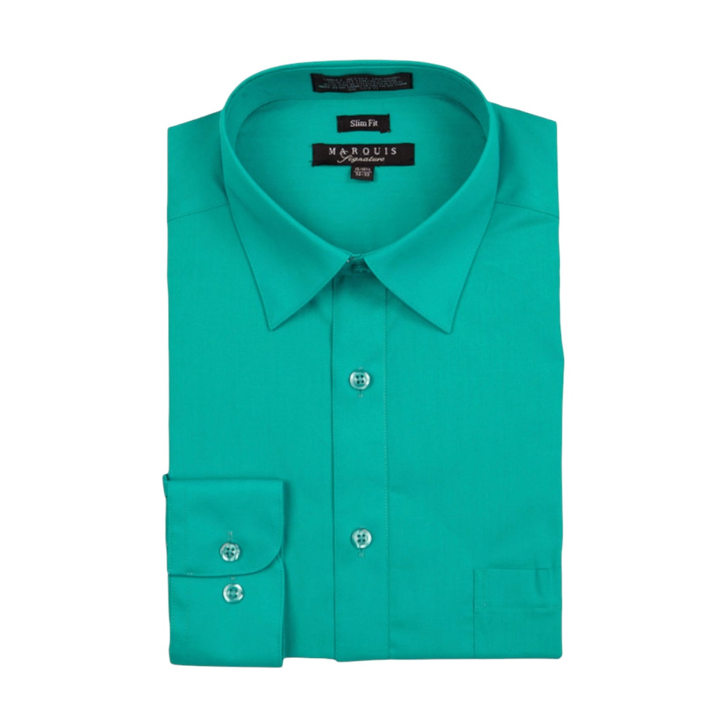 MARQUIS: Solid Slim Dress Shirt 009SL