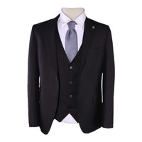 MORRISON ALEXANDER: Solid 3pc. Slim Suit 531