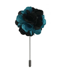 SATIN FLORAL LAPEL PINS PL190