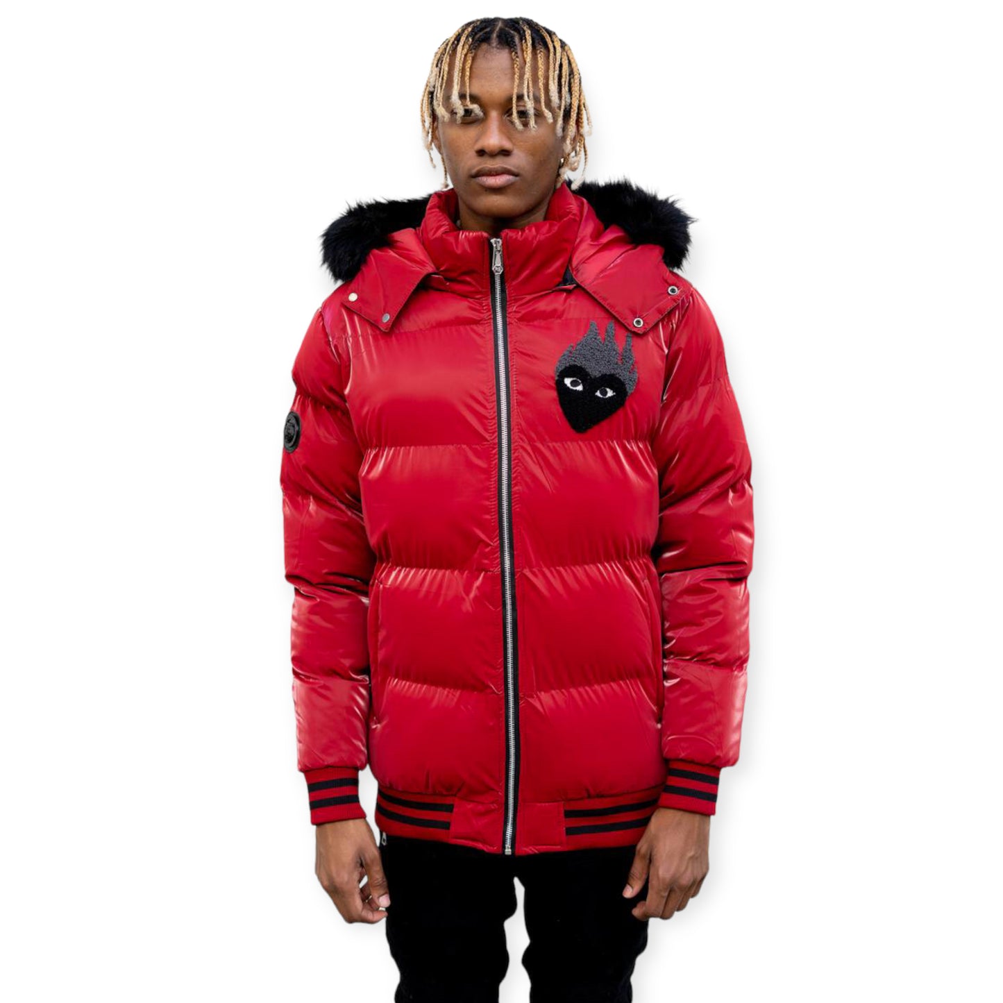 REELISTIK: Heart On Fire Puffer Jacket RST-1997-3