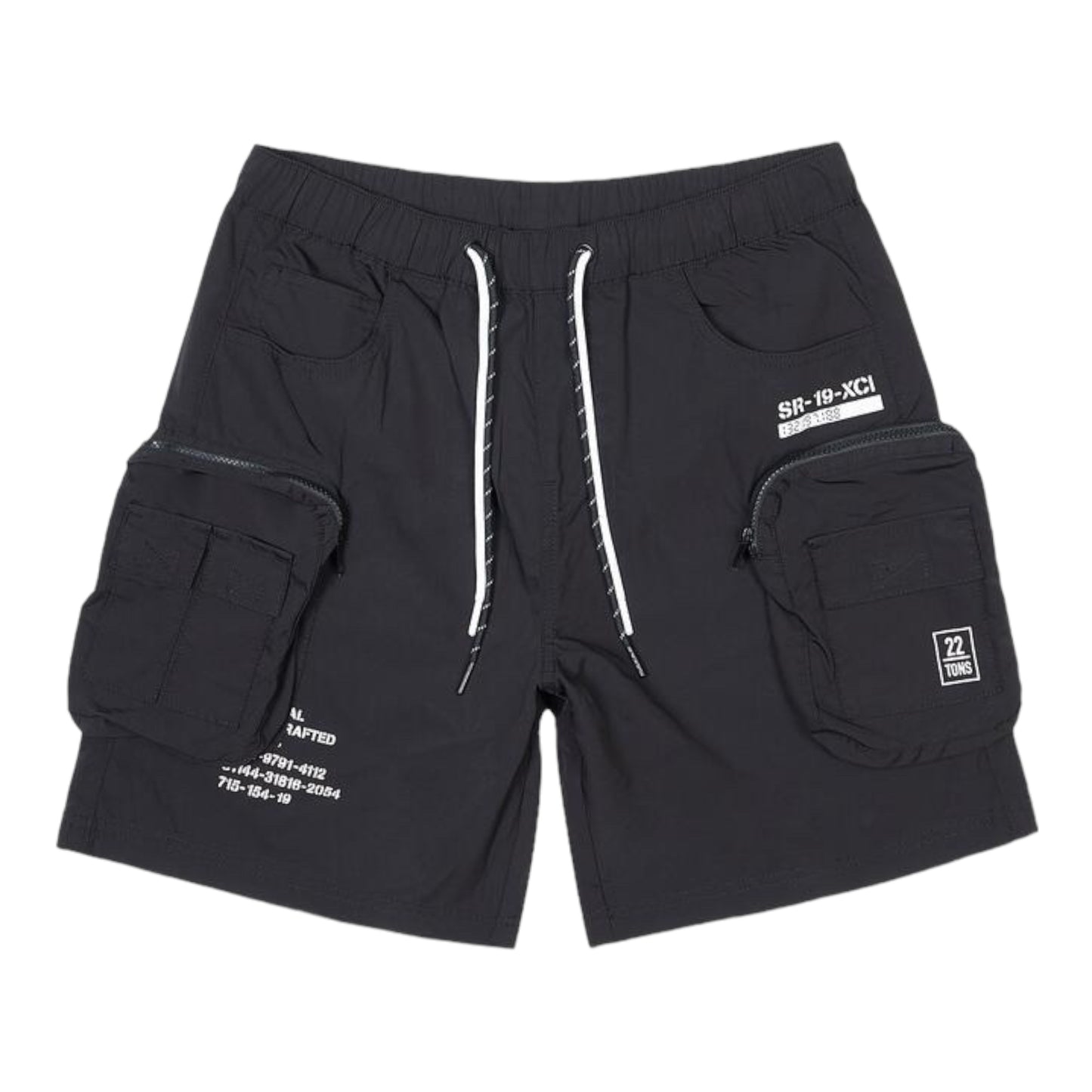 SMOKE RISE: Nylon Utility Shorts WS23182