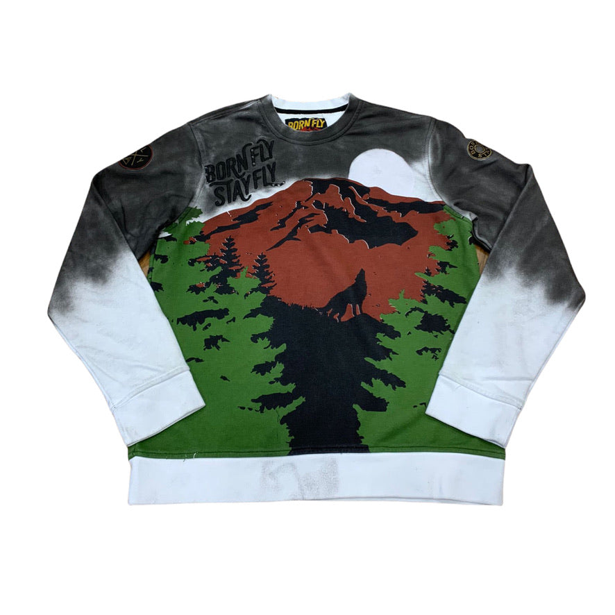 BORN FLY: Donner Party Crewneck Sweater 2111C4245