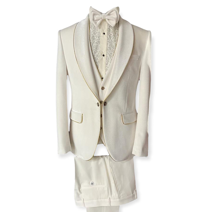 QUESSTE: Velvet 3PC. Ultra Slim Fit Suit – On Time Fashions