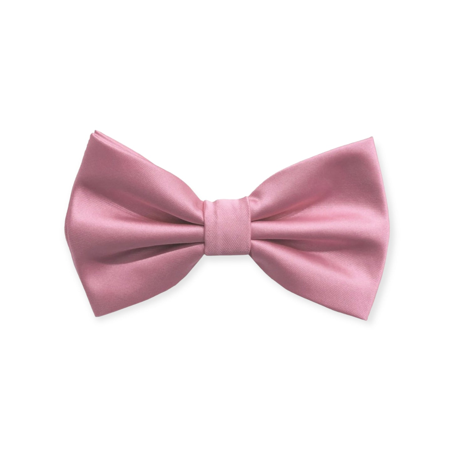 Solid Pink Bow Tie