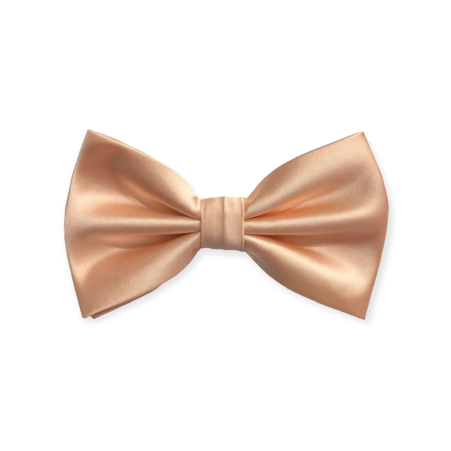 Solid Peach Bow Tie