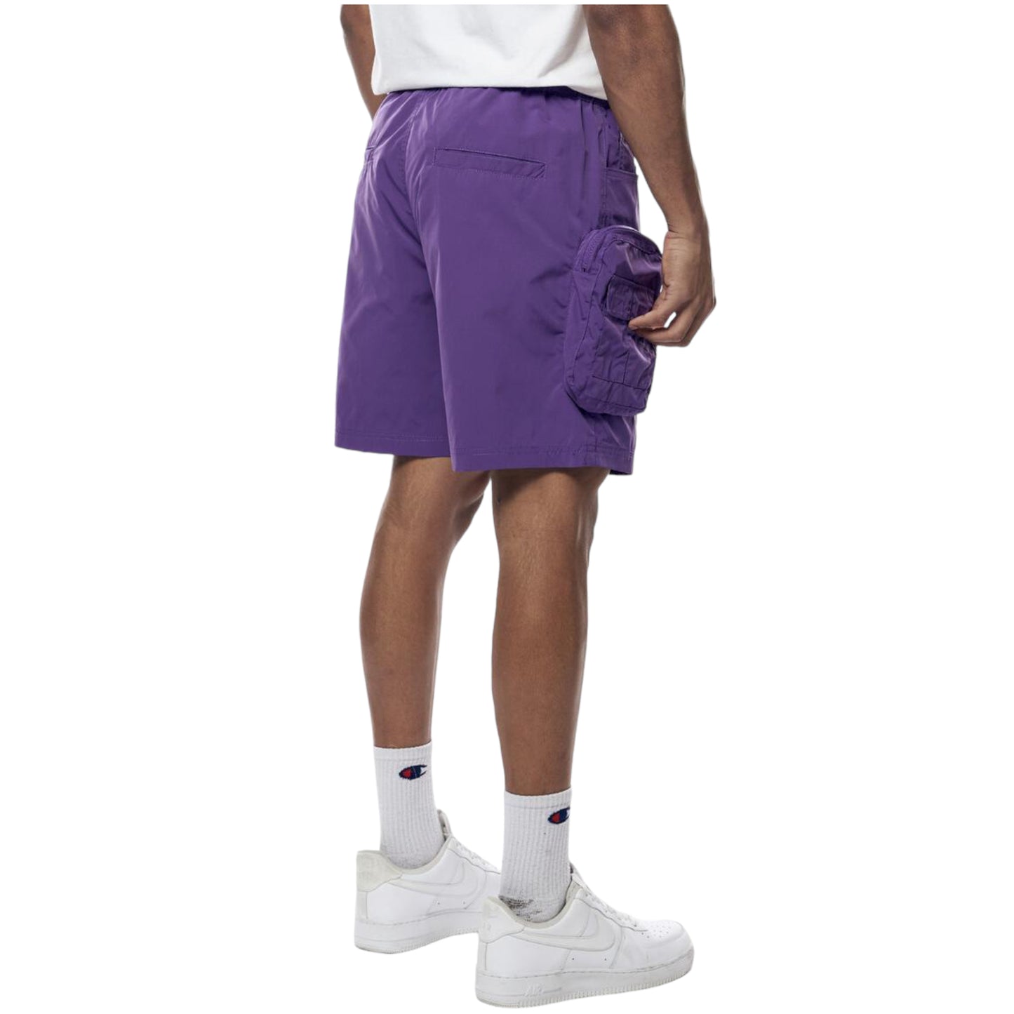 SMOKE RISE: Nylon Utility Shorts WS23182