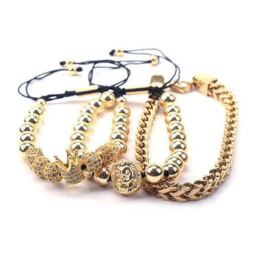 GLOBAL JEWELRY: Gold Luxe Bracelets
