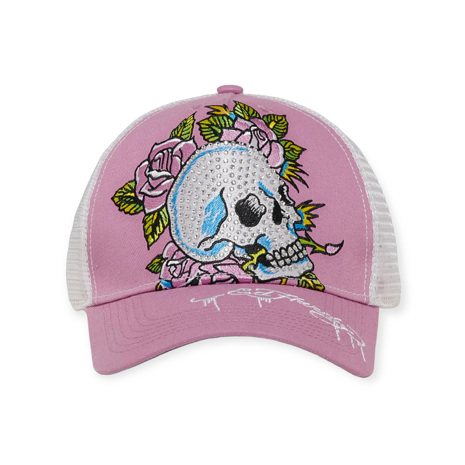 ED HARDY: Rhinestone Heart Skull 6RS