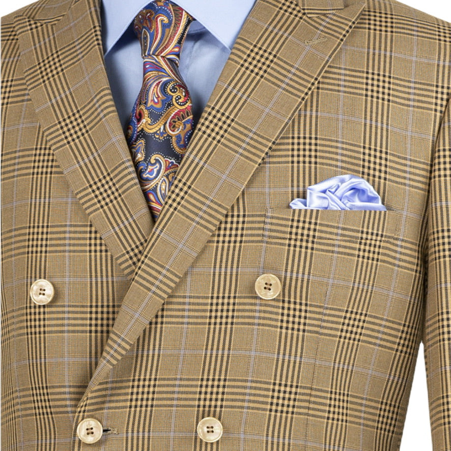 VINCI: Executive 2pc Double Breasted Suit DRW-2