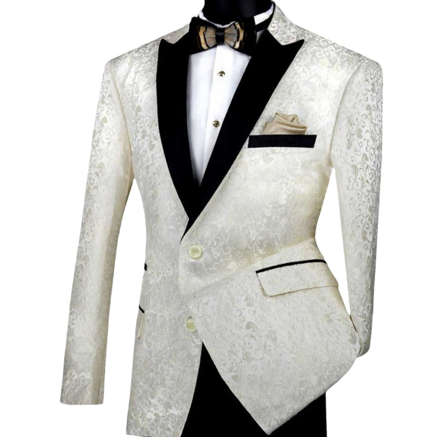 VINCI: Floral Pattern Sports Coat BF-2
