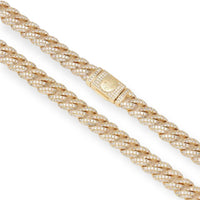 KING ICE: 10mm Iced Miami Cuban Chain