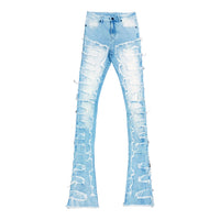 FOCUS: Shredded Super Stacked Denim 3445