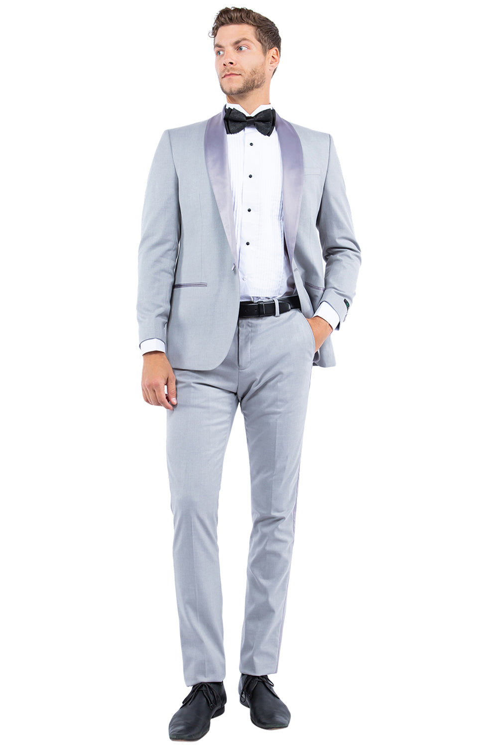 ZE GARIE: Shawl Collar Tuxedo Jacket MJT366-04