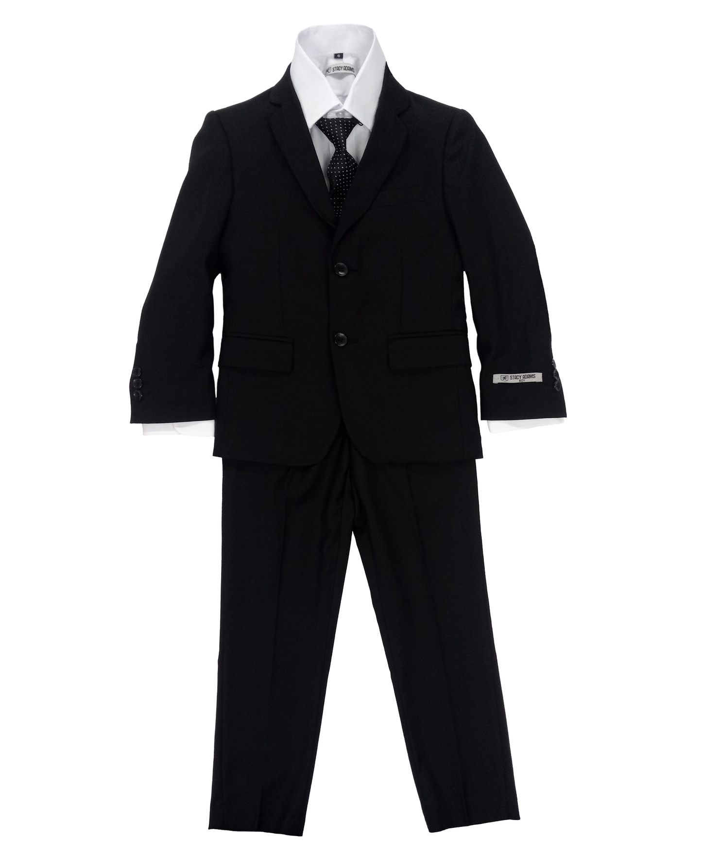 Stacy Adams Black 5 pc Suits