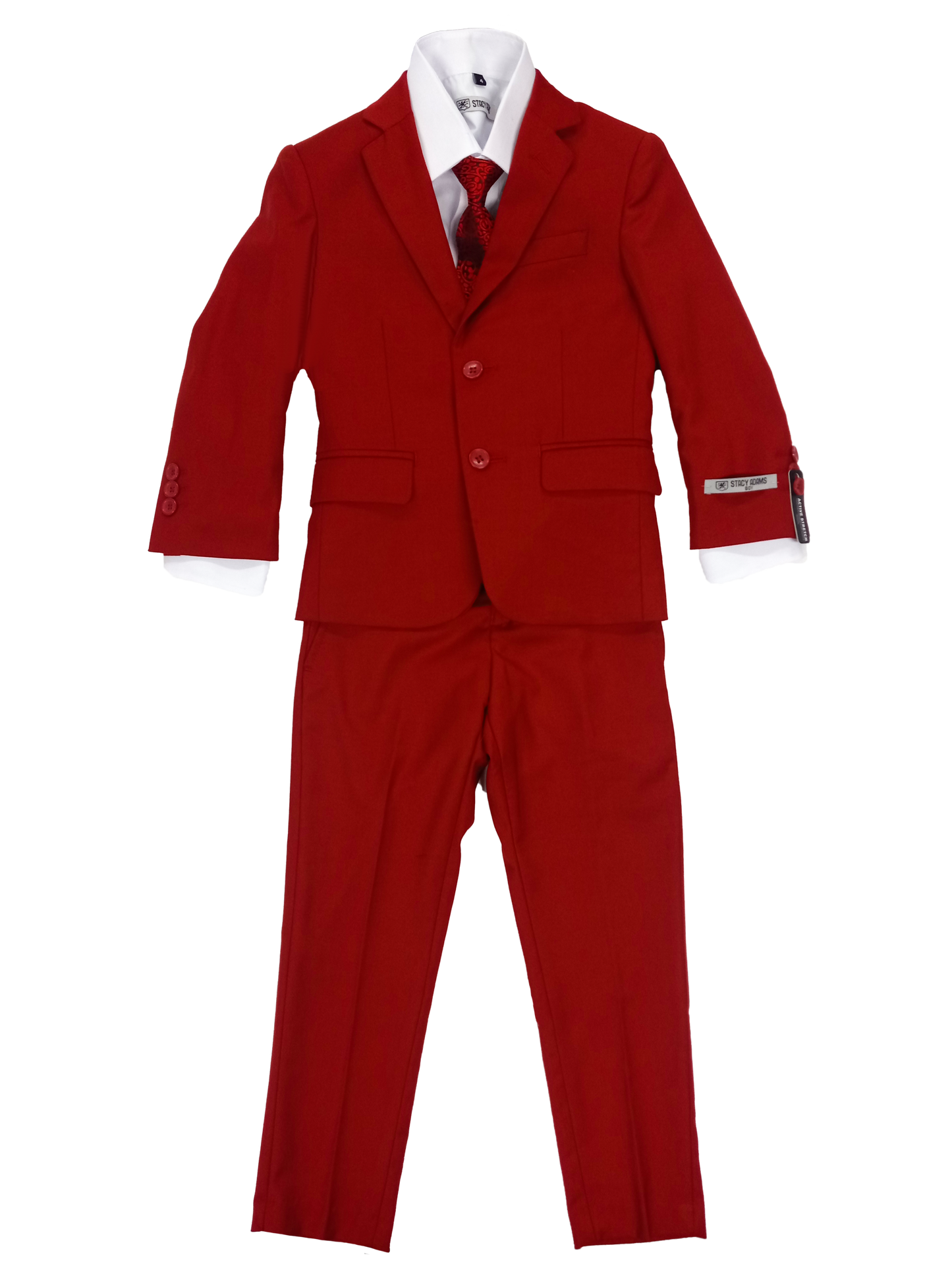 Stacy Adams Red 5 pc Suits