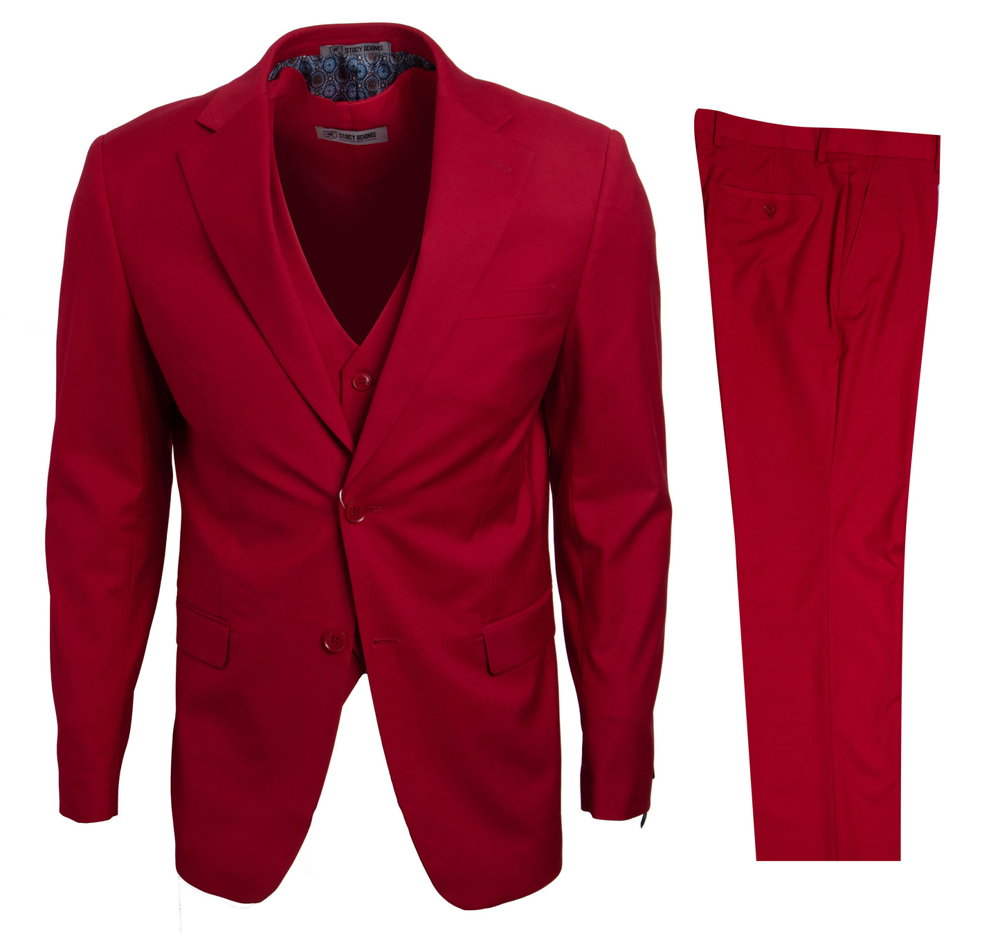 Red Stacy Adams Men's Suit
