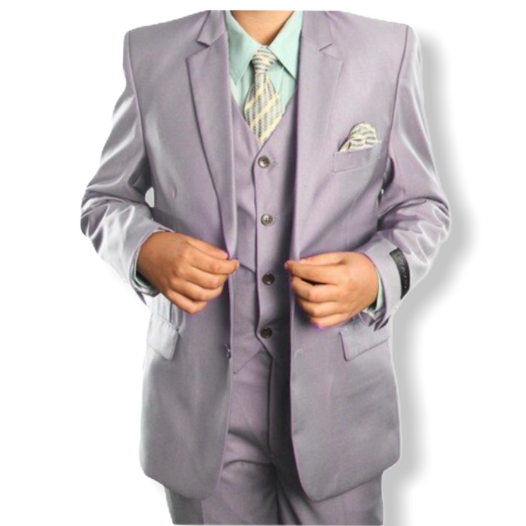 Boys Tazio 5pc. Suit B363-02 - On Time Fashions Tuscaloosa