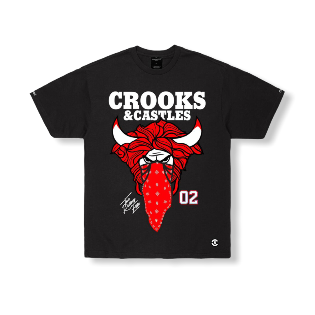 CROOKS & CASTLES: Chicago Bulls SS Tee QS2100715