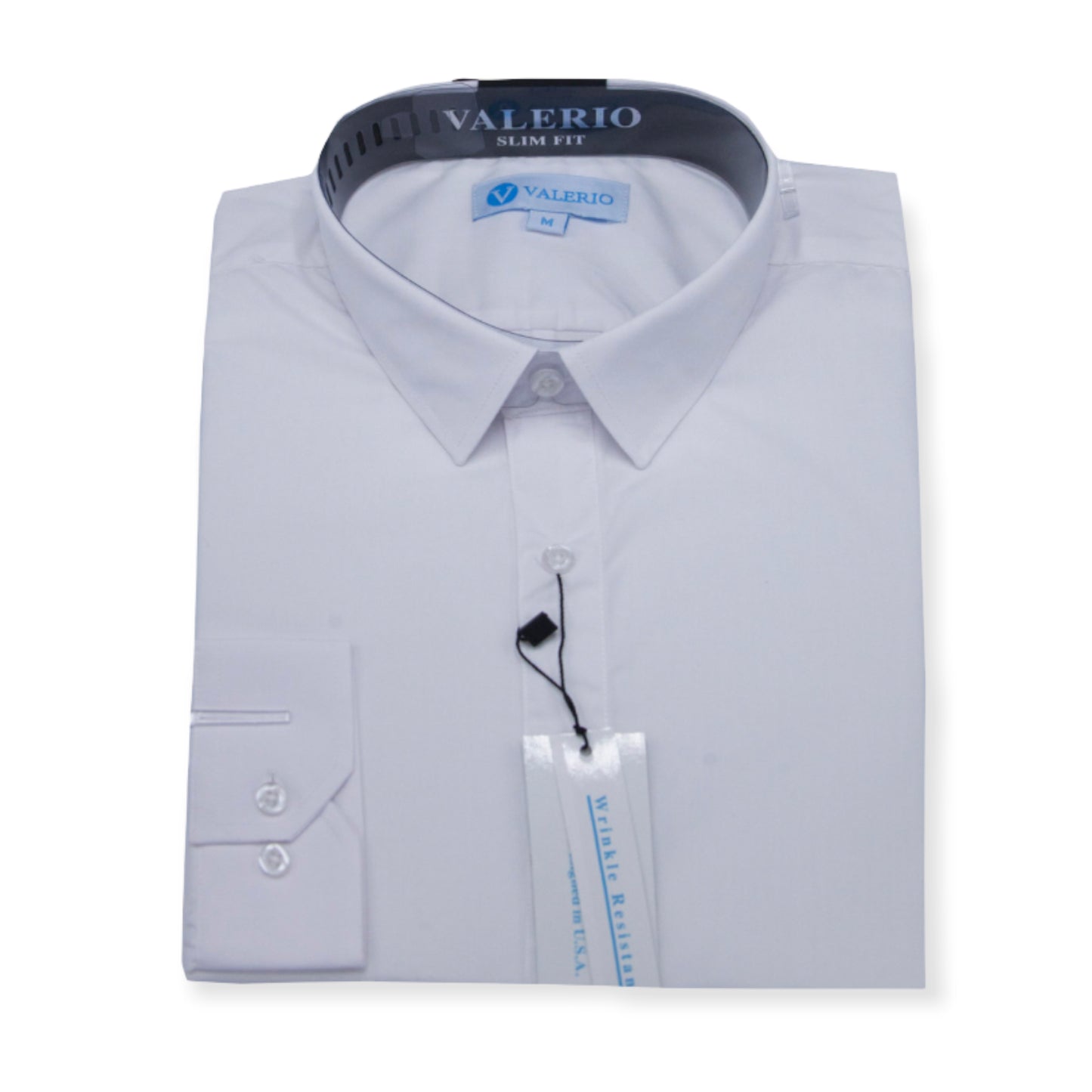 Valerio Slim White Dress Shirt (NEW)