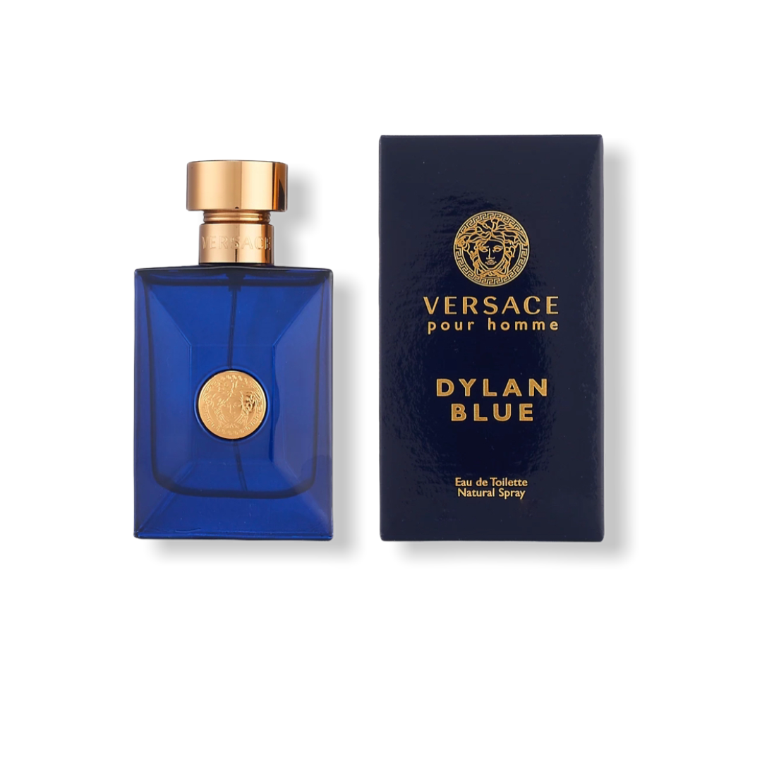 Versace Men's Pour Homme Dylan Blue Eau de Toilette Spray, 6.7 oz. - Macy's