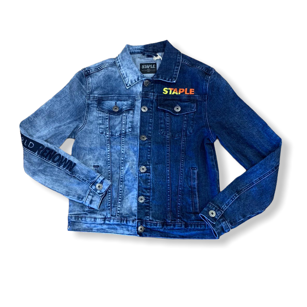 STAPLE: Satellite Denim Jacket 2009O6175 - On Time Fashions Tuscaloosa