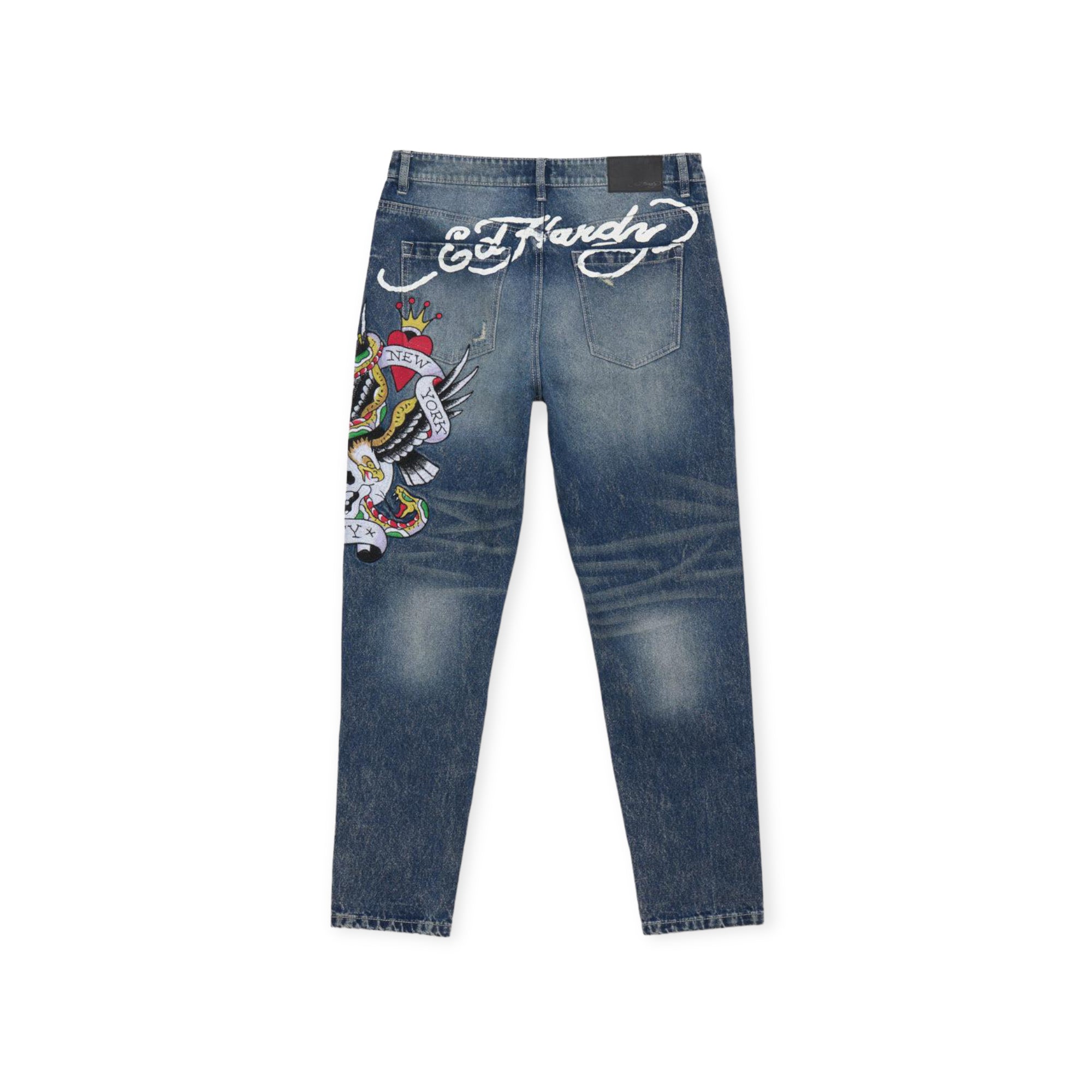 ED HARDY: NYC Skull Slim Jeans