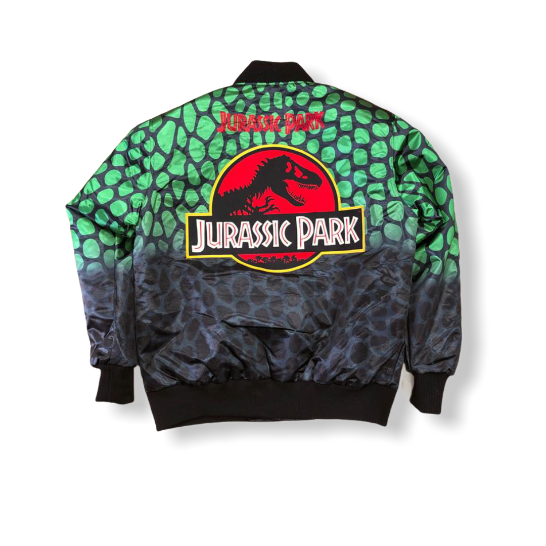 HEADGEAR: Jurassic Park T-Rex Skin Satin Jacket