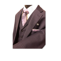 Sean John 3pc. Plaid Suit - On Time Fashions Tuscaloosa