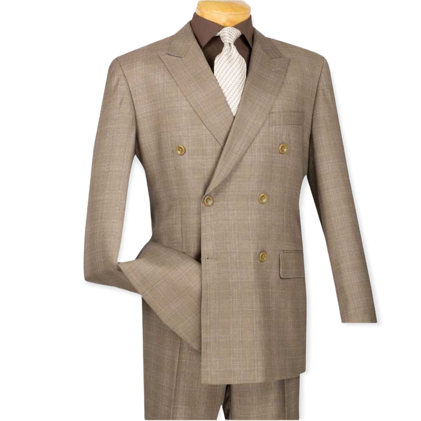 VINCI: Executive 2pc Double Breasted Suit DRW-1