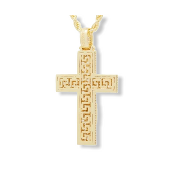 KING ICE: Notorious BIG 14K Crucifix Necklace - On Time Fashions Tuscaloosa