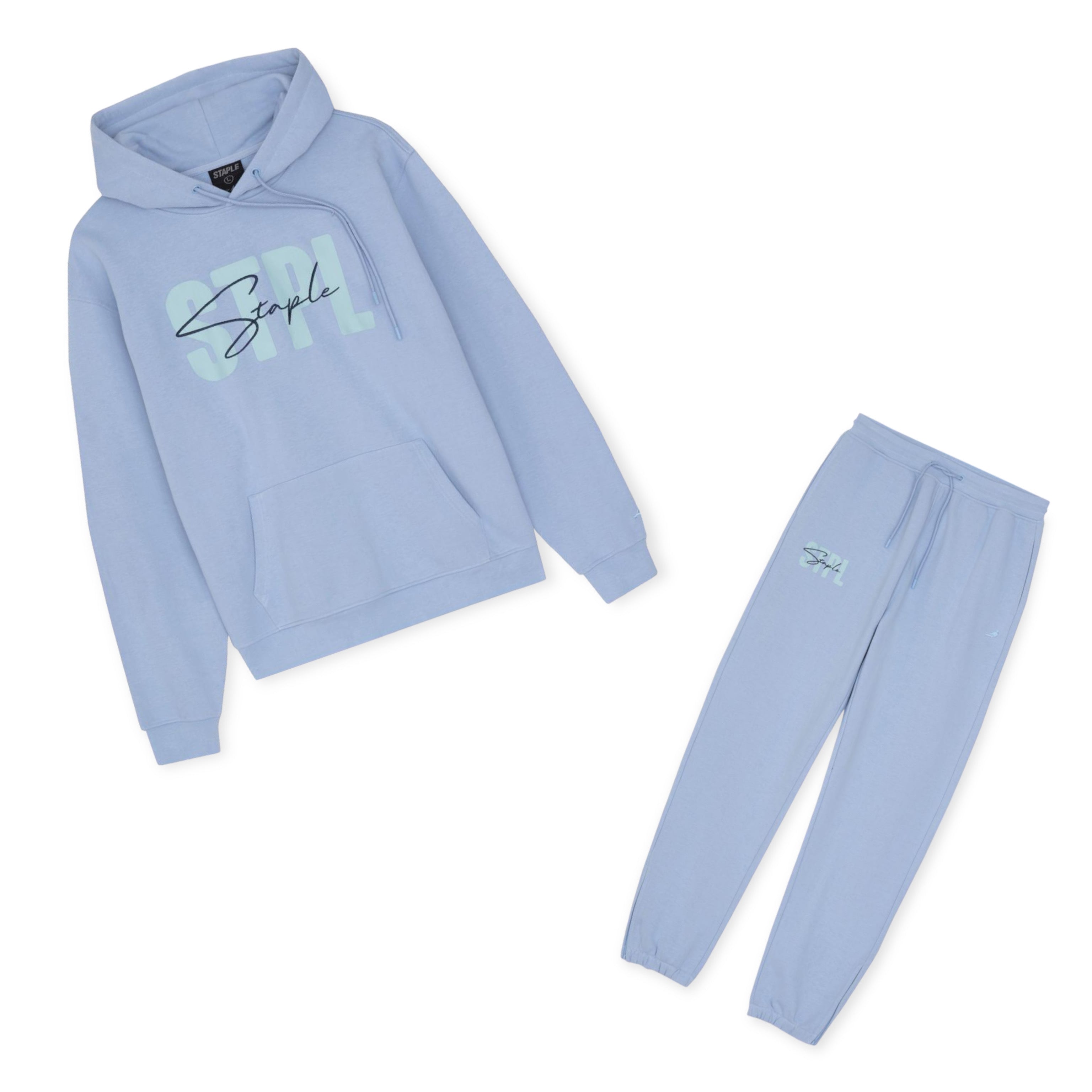 STAPLE: Script Embroidered Sweatpant Set 7194/7195