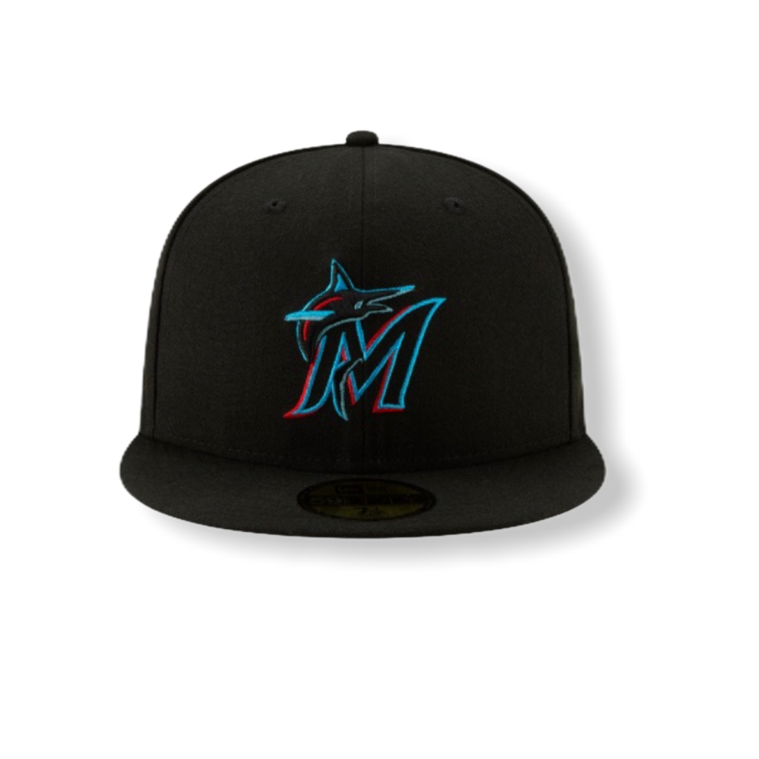 Miami Marlins Basic Fitted 70456861 - On Time Fashions Tuscaloosa