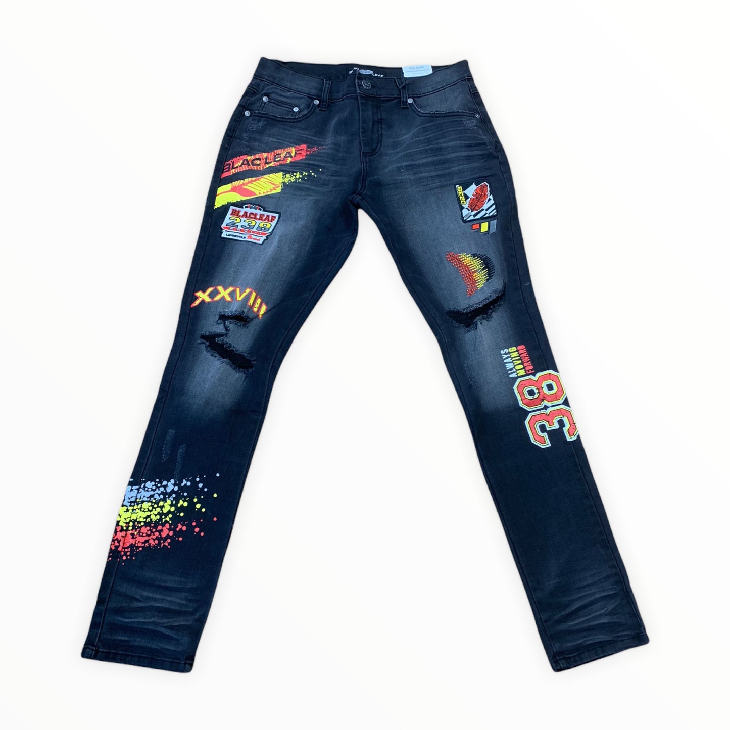 BLAC LEAF: Finish Strong Denim Jeans BLAMF-108