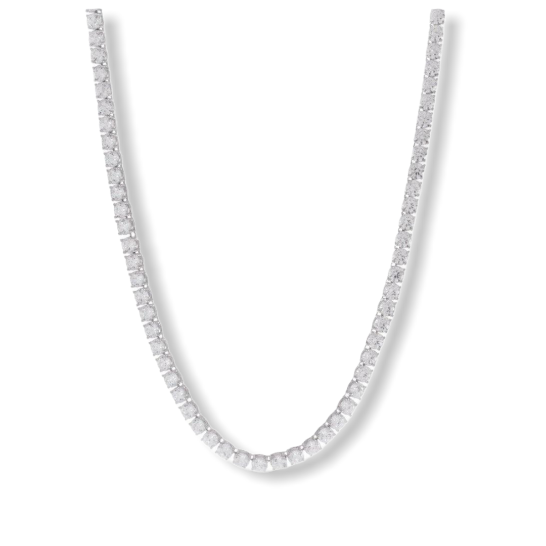 KING ICE: 5mm Single Row Tennis Chain