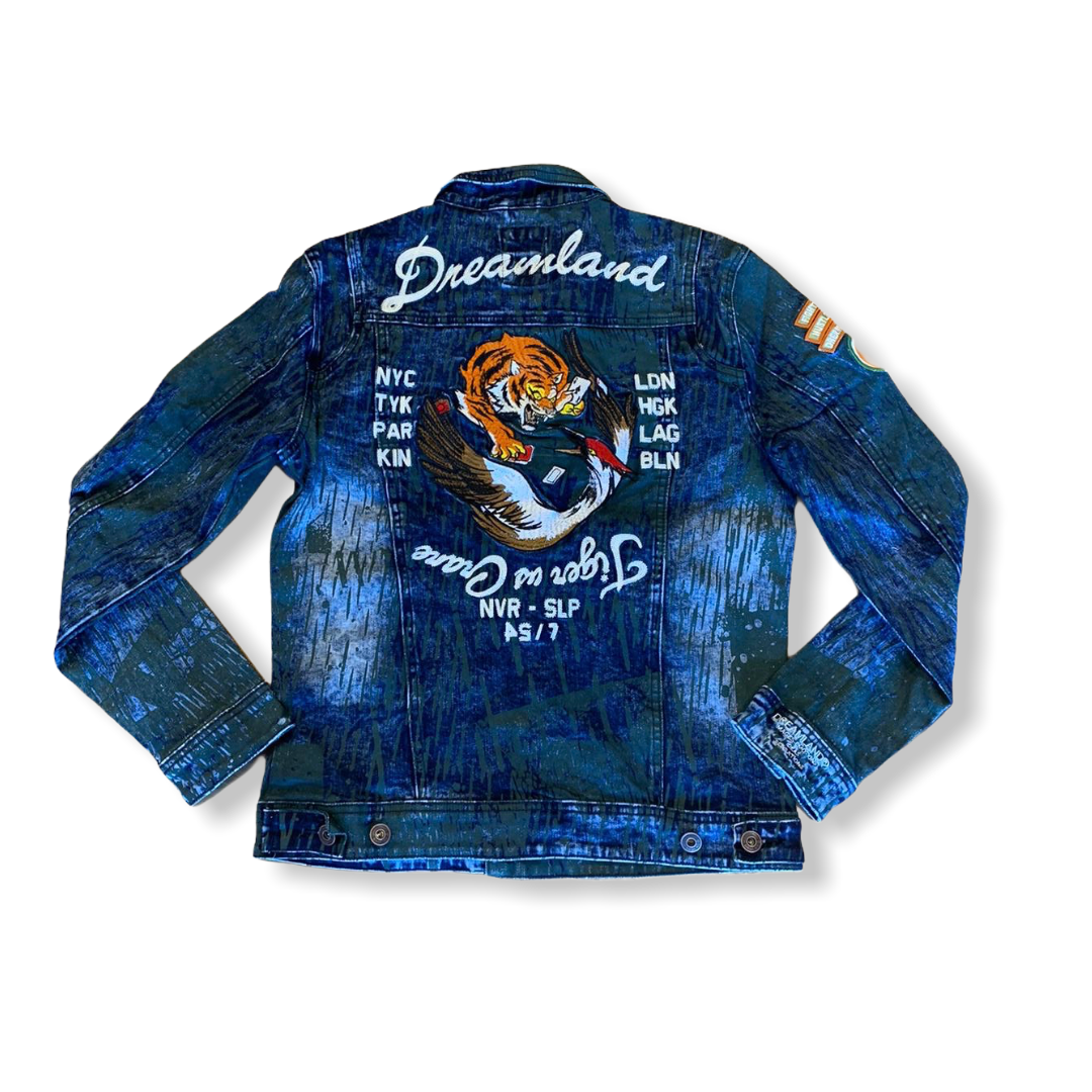DREAMLAND: Conflict Denim Jacket D2010O0367 - On Time Fashions Tuscaloosa