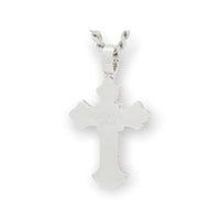KING ICE: Fleur De Lis Cross Necklace