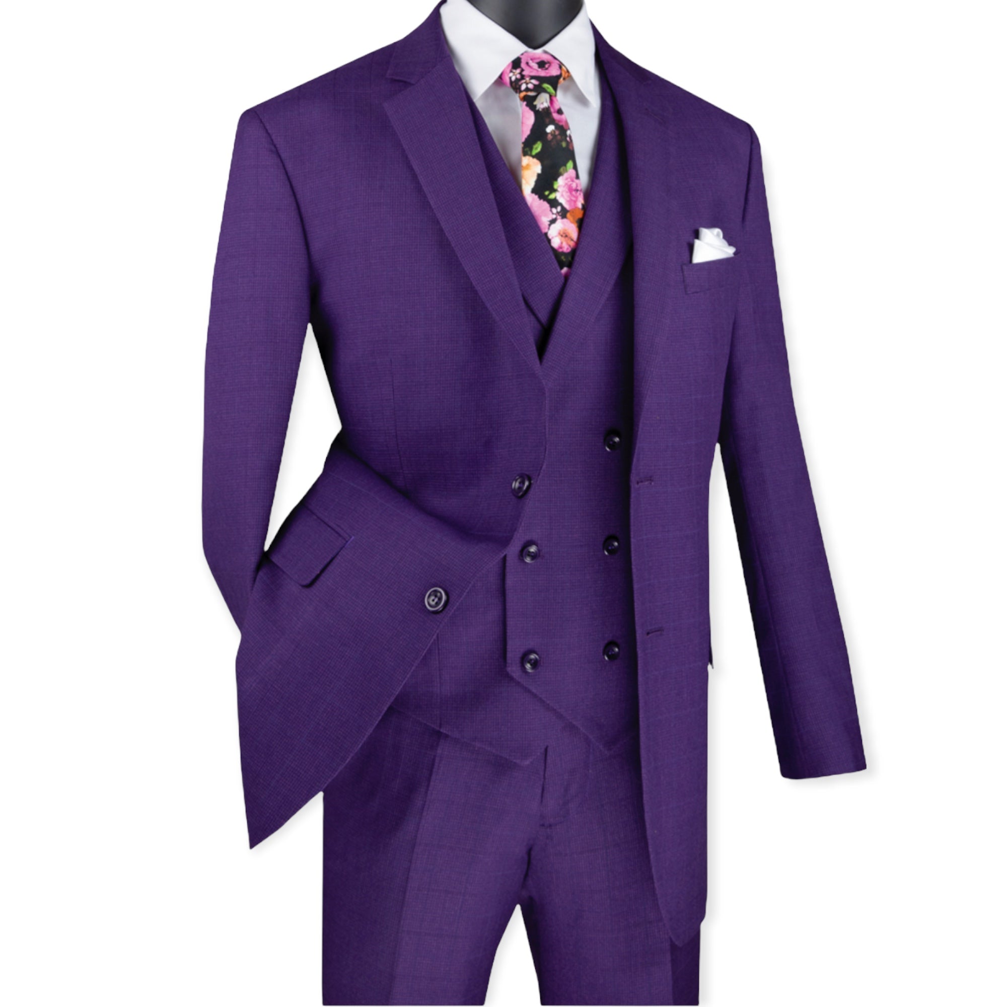 VINCI: Classic 3pc Suit V2RW-13 – On Time Fashions Tuscaloosa