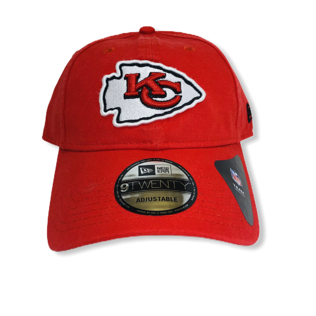 Kansas City Chiefs New Era Core Classic 9TWENTY Adjustable Hat - On Time Fashions Tuscaloosa