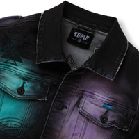 STAPLE: Outdoor Aztec Denim Jacket 2011O6290 - On Time Fashions Tuscaloosa